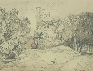 Cotman Prints: Caister Castle, 1818. Creator: John Sell Cotman