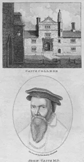 Caius College; John Caius M. D. 1801. Creator: Edward Harding
