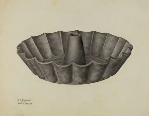 Cake Mold, c. 1941. Creators: Charles Charon, Helen Hobart