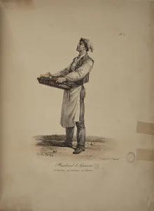 Merchants Prints: Cake seller. From the Series Cris de Paris (The Cries of Paris)