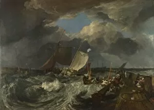 Calais Gallery: Calais Pier, 1803. Artist: Turner, Joseph Mallord William (1775-1851)