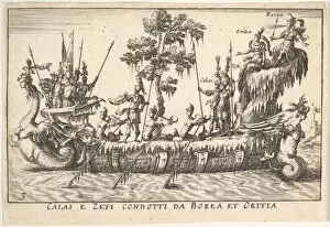 Oarsman Collection: Calais and Zetes led by Boreas and Oreithyia (Calai e Zeti condotti da Borea et Oritia)