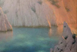 Levy Dhurmer Prints: Calanque (Six o'clock in the Evening)