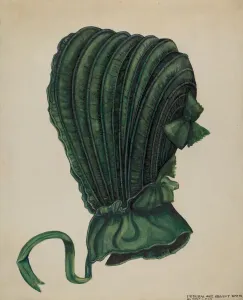 Rex Edna C Prints: Calash, c. 1936. Creator: Edna C. Rex