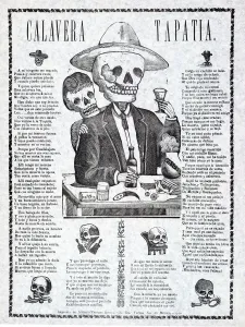 Jalisco Prints: Calavera Tapatia, 1910