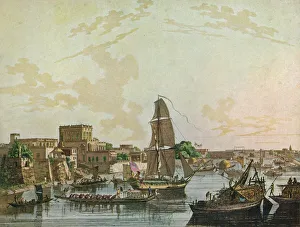 Basil Lubbock Gallery: Calcutta, 1788. Artist: Thomas Daniell