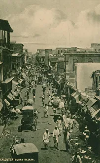 Calcutta Prints: Calcutta. Burra Bazaar, 1910. Creator: Unknown
