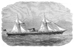 Edwin Weedon Prints: The Calcutta and China New Line ship Vibilia, 1872. Creator: Unknown