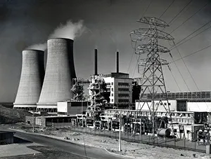 Electricity Prints: Calder Hall nuclear power station, Cumbria. Artist: UKAEA