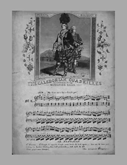 Quadrille Prints: The Caledonian Quadrilles, sheet music, c1870. Creator: Unknown