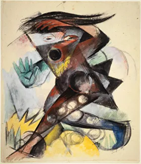 Caliban Gallery: Caliban. Figure for 'The Tempest'by William Shakespeare, 1914
