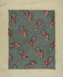 Grace Halpin Prints: Calico, c. 1936. Creator: Grace Halpin