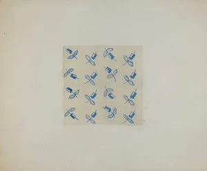 Sample Collection: Calico, c. 1941. Creator: Genevieve Sherlock