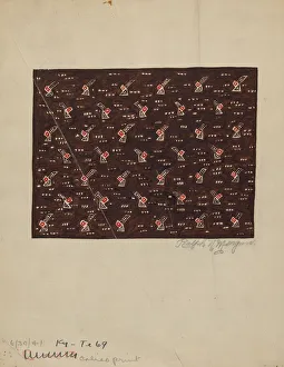 Morgan Prints: Calico Print, 1935 / 1942. Creator: Ralph N. Morgan