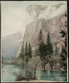 Granite Prints: California, El Capitan, Yosemite Valley, c1899. Creator: William H. Jackson