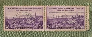 California Pacific International Gallery: California Pacific International Exposition - U.S. Postage Stamp, c1935