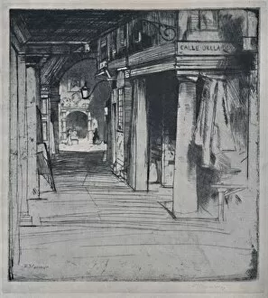 C G Holme Gallery: Calle Della Donna, c1900, (1925). Creator: David Young Cameron