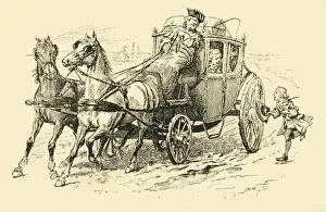 Coachman Gallery: He called to the coachman to stop, (1907). Creator: Unknown