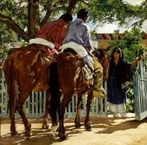Callers, ca. 1926. Creator: Walter Ufer