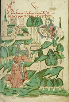 Diebold Lauber Prints: The Calling of Abraham; Barlaam und Josaphat