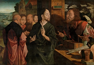 Tax Inspector Prints: Calling of Matthew, 1530. Creator: Marinus van Reymerswaele