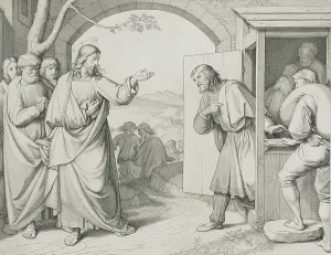 Friedrich Overbeck Prints: The Calling of Matthew, 1846. Creator: Johann Friedrich Overbeck