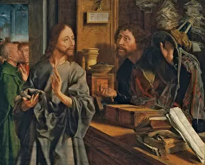 Matthew The Evangelist Gallery: The Calling of Saint Matthew, ca 1530. Artist: Reymerswaele, Marinus Claesz, van (ca)