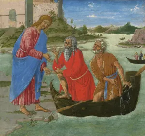 Siena Prints: The Calling Of Saints Peter And Andrew, 1470s. Creator: Matteo di Giovanni