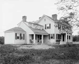 William H Prints: Calloway residence, back porch