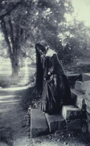 Platinum Prints 1900 Gmgpc Prints: Calls in Cranford, c1900. Creator: Frances S. Allen