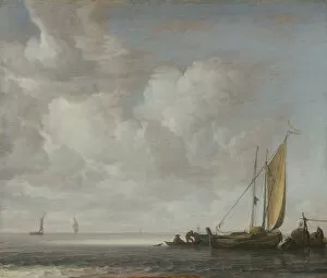Calm Collection: Calm Sea, after 1640. Creator: Simon de Vlieger