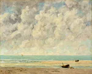 Jean Desire Gustave Courbet Gallery: The Calm Sea, 1869. Creator: Gustave Courbet