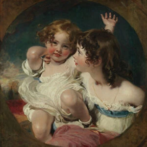 Lawrence Thomas Gallery: The Calmady Children (Emily, 1818-?1906, and Laura Anne, 1820-1894), 1823. Creator