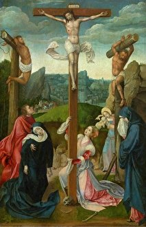 John The Theologian Prints: Calvary, 1510-1530. Creator: Master of 1510-1530