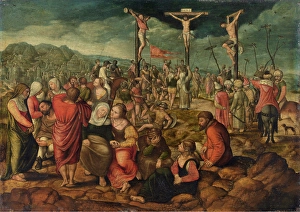 Sacrificial Prints: Calvary, 1525-1549. Creator: Jan van Amstel