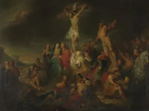 Distressed Prints: Calvary, 1832. Creator: Nicaise de Keyser