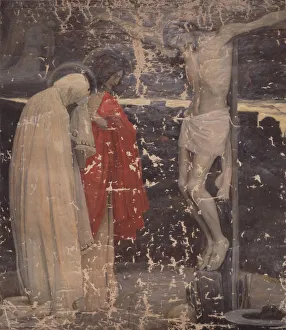 Dead Christ Prints: Calvary. Artist: Nesterov, Mikhail Vasilyevich (1862-1942)