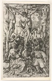 The Calvary, c. 1520. Creator: Daniel I Hopfer (German, c. 1470-1536)