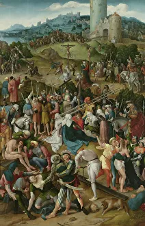 Dice Prints: Calvary, c.1520. Creator: Pseudo-Jan Wellens de Cock