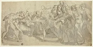 Escorting Prints: Calvary, n.d. Creator: Rombout van Troyen