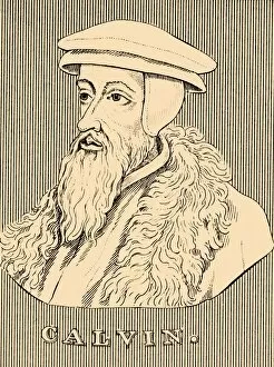 Reformer Collection: Calvin, (1509-1564), 1830. Creator: Unknown