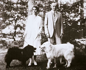 Calvin Gallery: Calvin Coolidge, 30th President of the United States, and his wife, 1920s or early 1930s