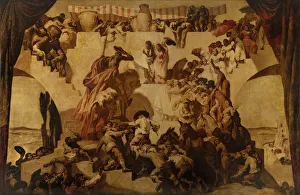 Sert Gallery: Camachos Wedding (Die Hochzeit des Camacho), 1929-1930. Creator: Sert, Jose Maria