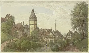 Camberg in the green valley, c19th century. Creator: Peter Becker