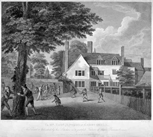 Camberwell Prints: The Camberwell Free Grammar School, Camberwell, London, 1795. Artist