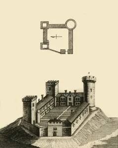 Ralph Gallery: Cambridge Castle, c1783. Creator: Unknown