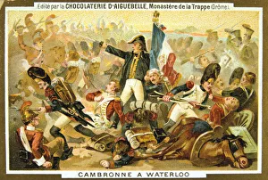 Brabant Prints: Cambronne at the Battle of Waterloo, 18 June, 1815, (19th century)