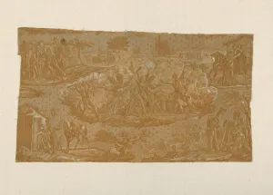Busbies Prints: Cambronne at Waterloo (Furnishing Fabric), France, 1820 / 25. Creator: Hartmann et Fils