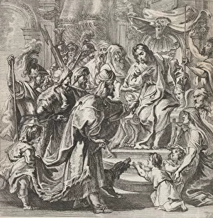 Cambyses punishing the unjust judge Sisamnes, ca. 1630-80. ca. 1630-80