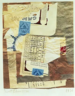 Kurt 1887 1948 Prints: Camel, 1936. Creator: Schwitters, Kurt (1887-1948)